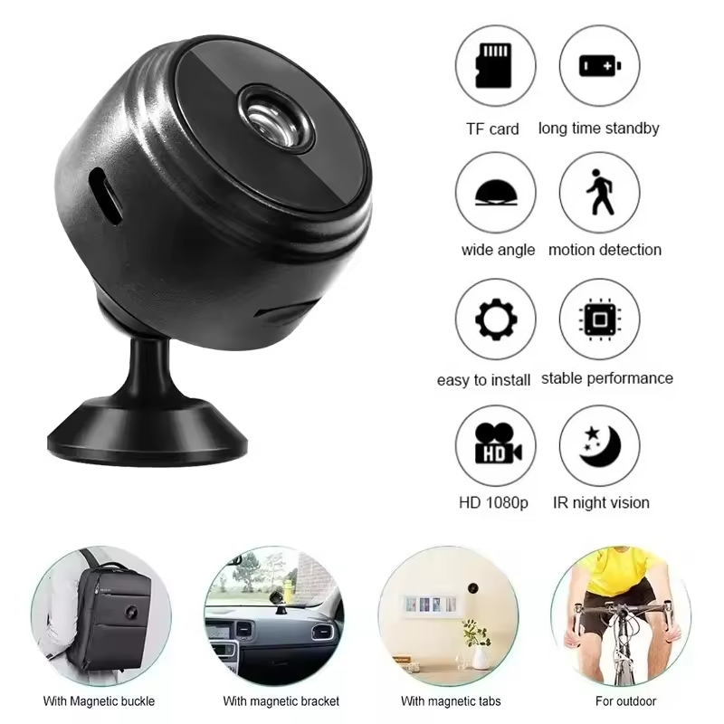 Home Security Premium - Caméra de sécurité WiFi HD 1080P