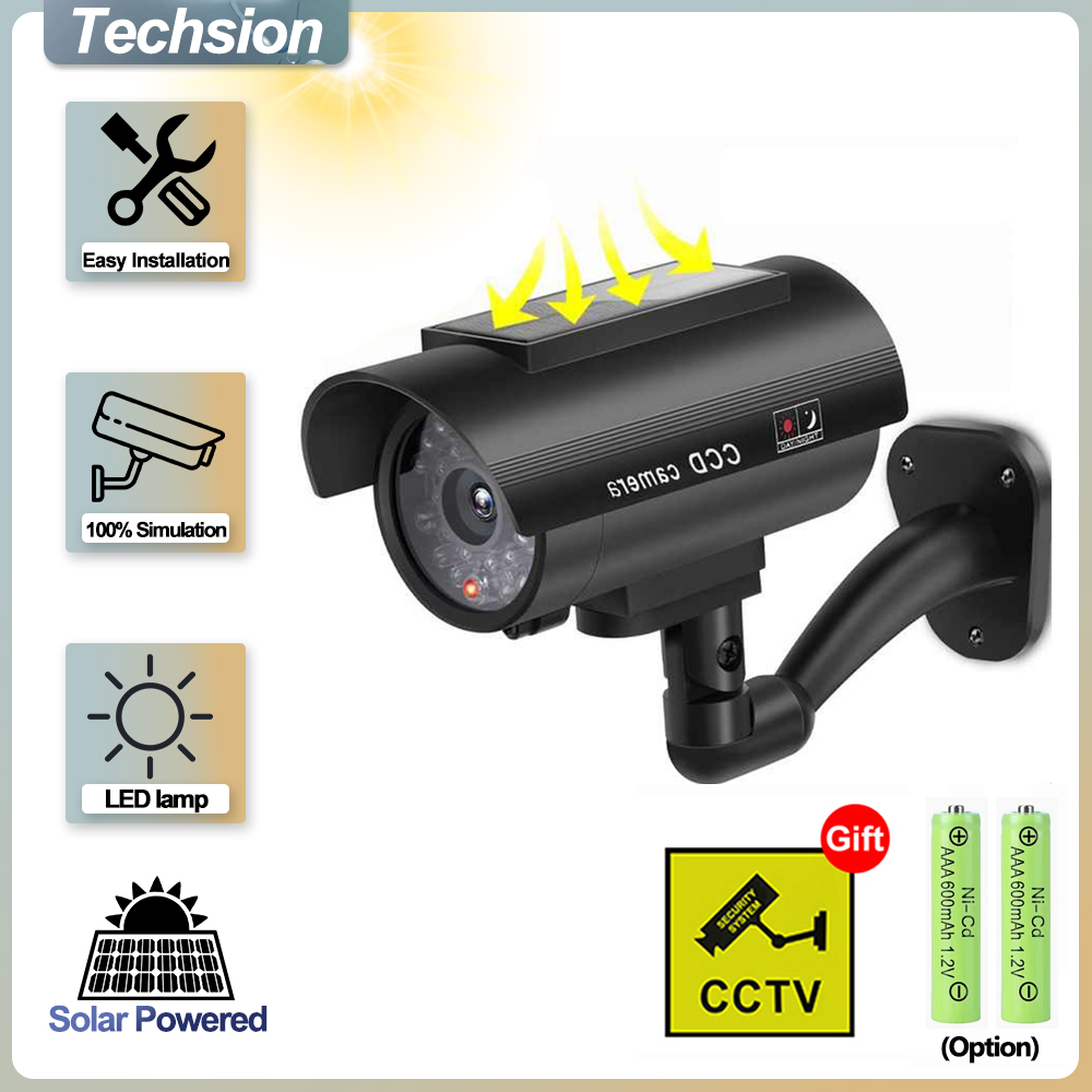 Solar Security Light - Caméra de surveillance de simulation de