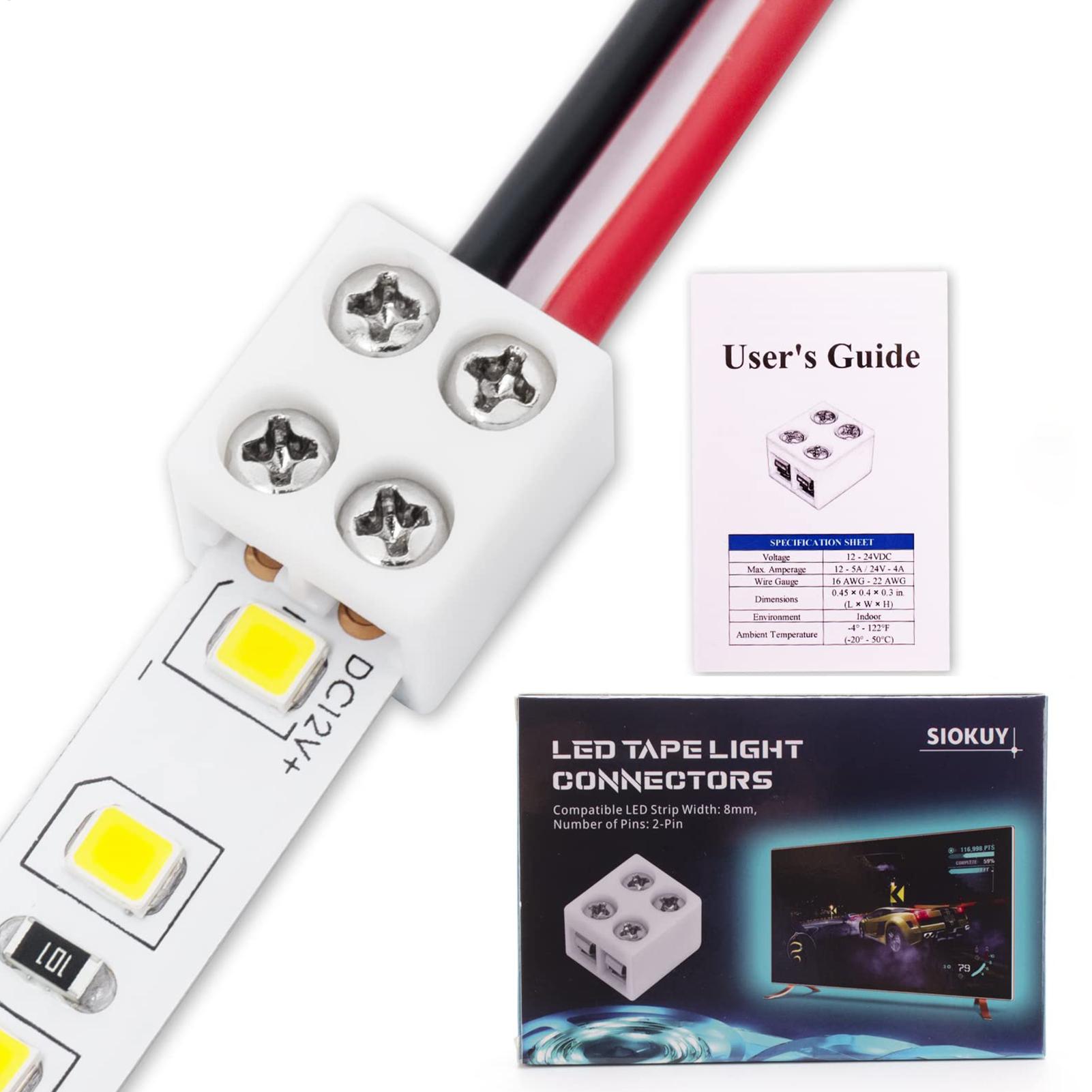 Home Security Providers - Connecteurs de bande LED de 8