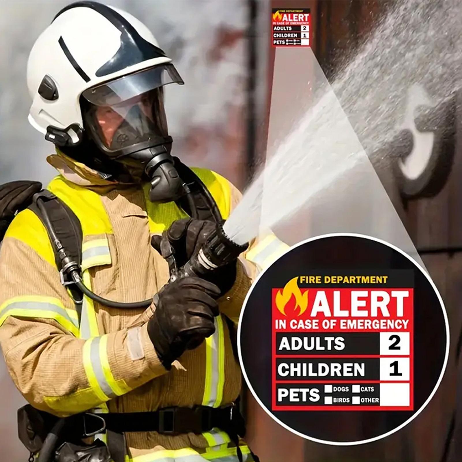 Home Security Department Us - Autocollant d'alerte incendie pour animaux de
