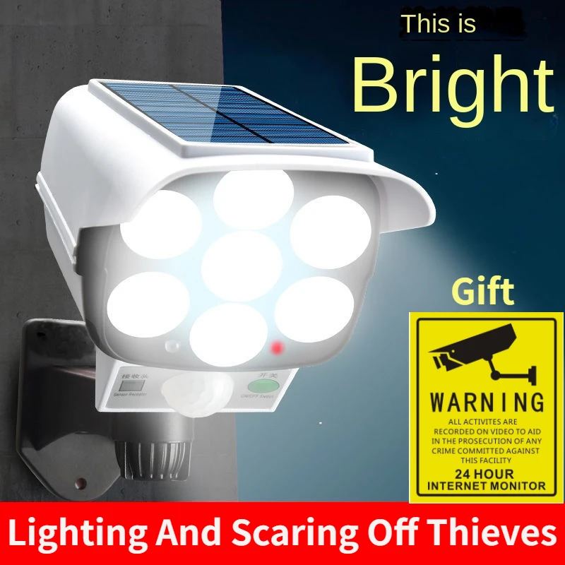 Solar Security Light - Lumière solaire extérieure capteur de mouvement