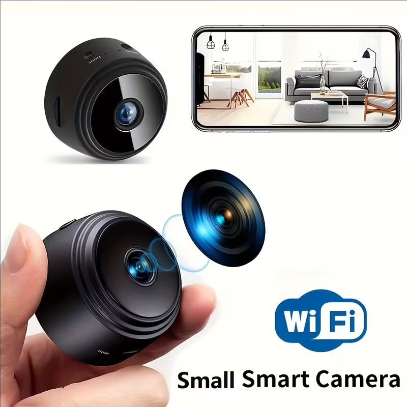 Home Security Premium - Mini caméra A9 WiFi, surveillance sans
