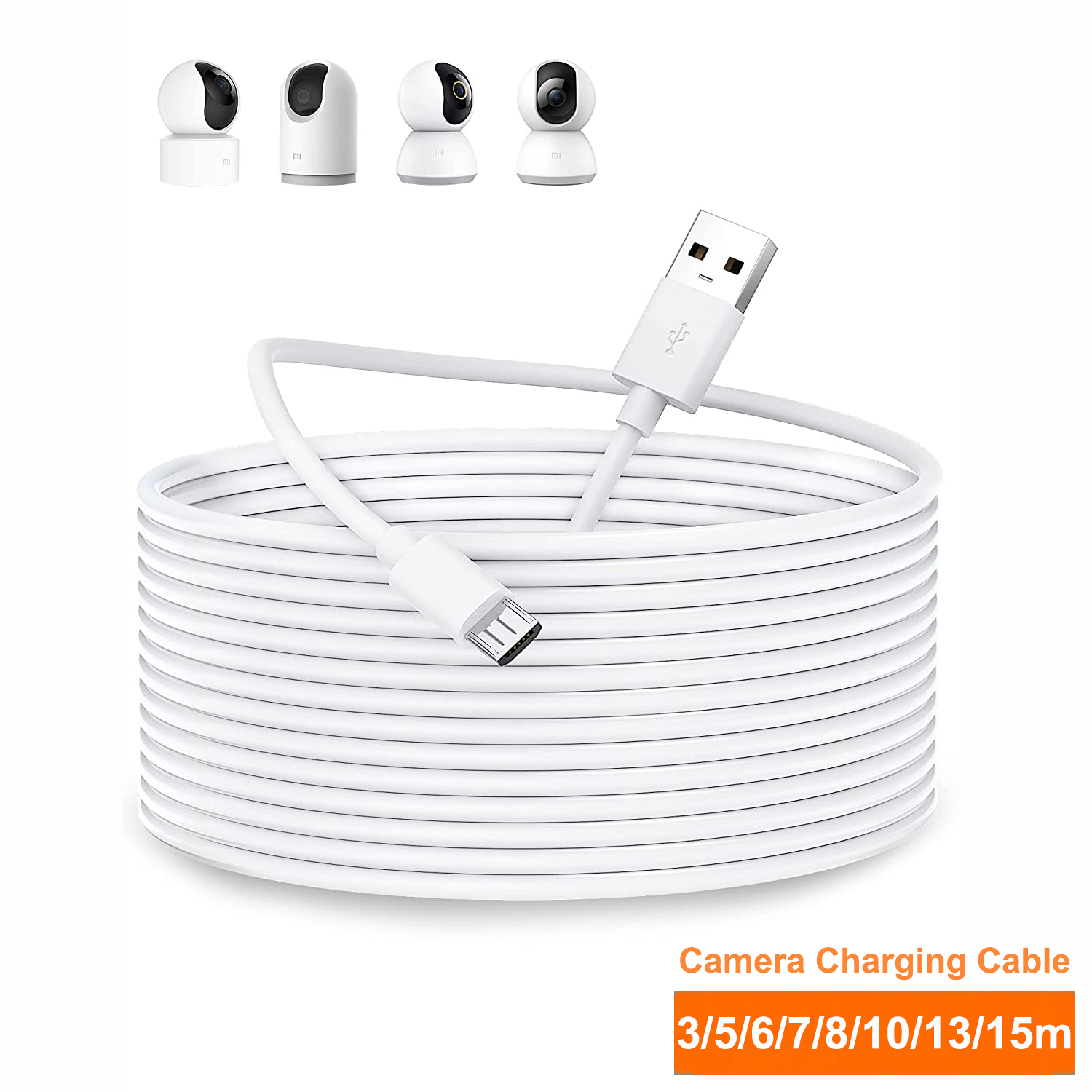 Xiaomi Home Security 360 - Câble d'extension micro USB 3 ~