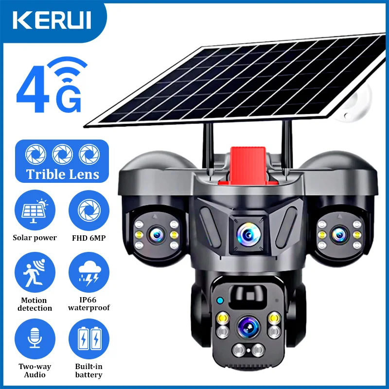 Home Security Video - KERUI V380 Pro extérieur PTZ 6MP