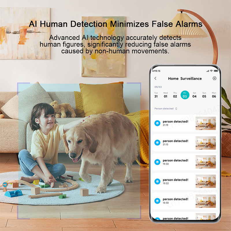 XIAOMI Caméra Wifi intelligent - Xiaomi Home Security Camera 2K avis et prix