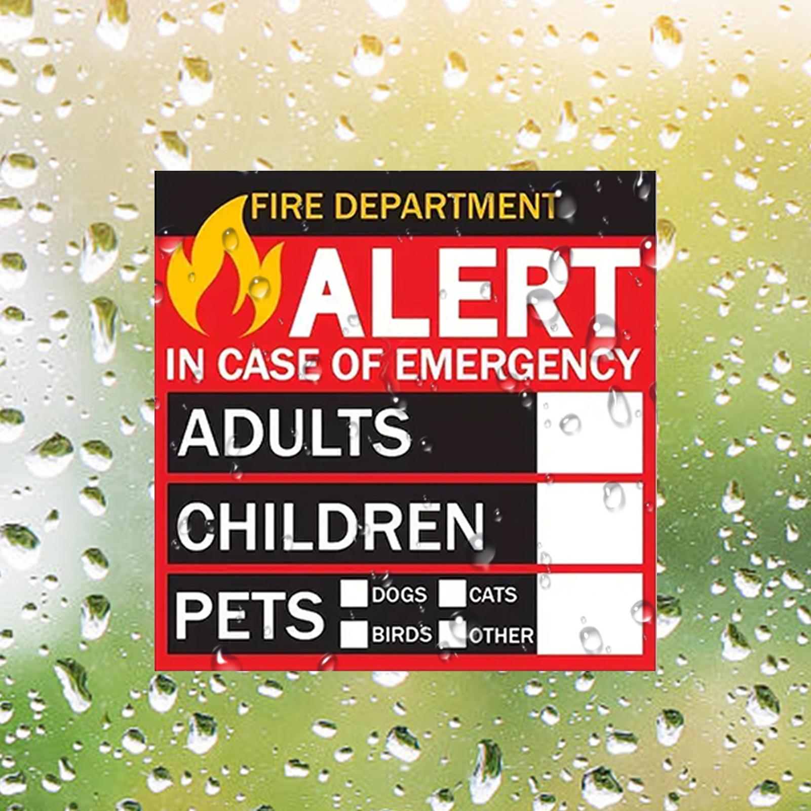 Autocollant d'alerte incendie  - Home Security Department Us avis et prix