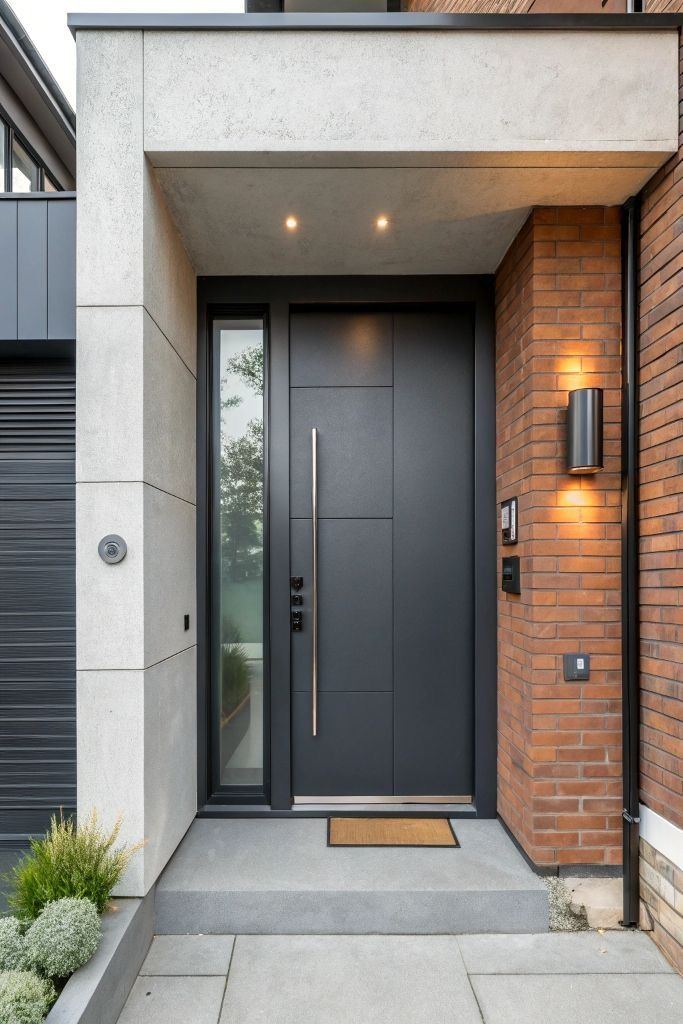 Porte extérieure au design mod - Home Security Providers avis et prix
