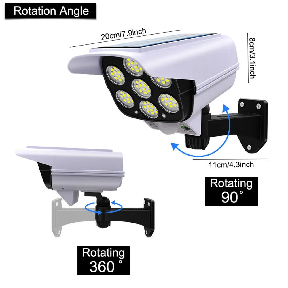 Lumière solaire extérieure cap - Solar Security Light avis et prix