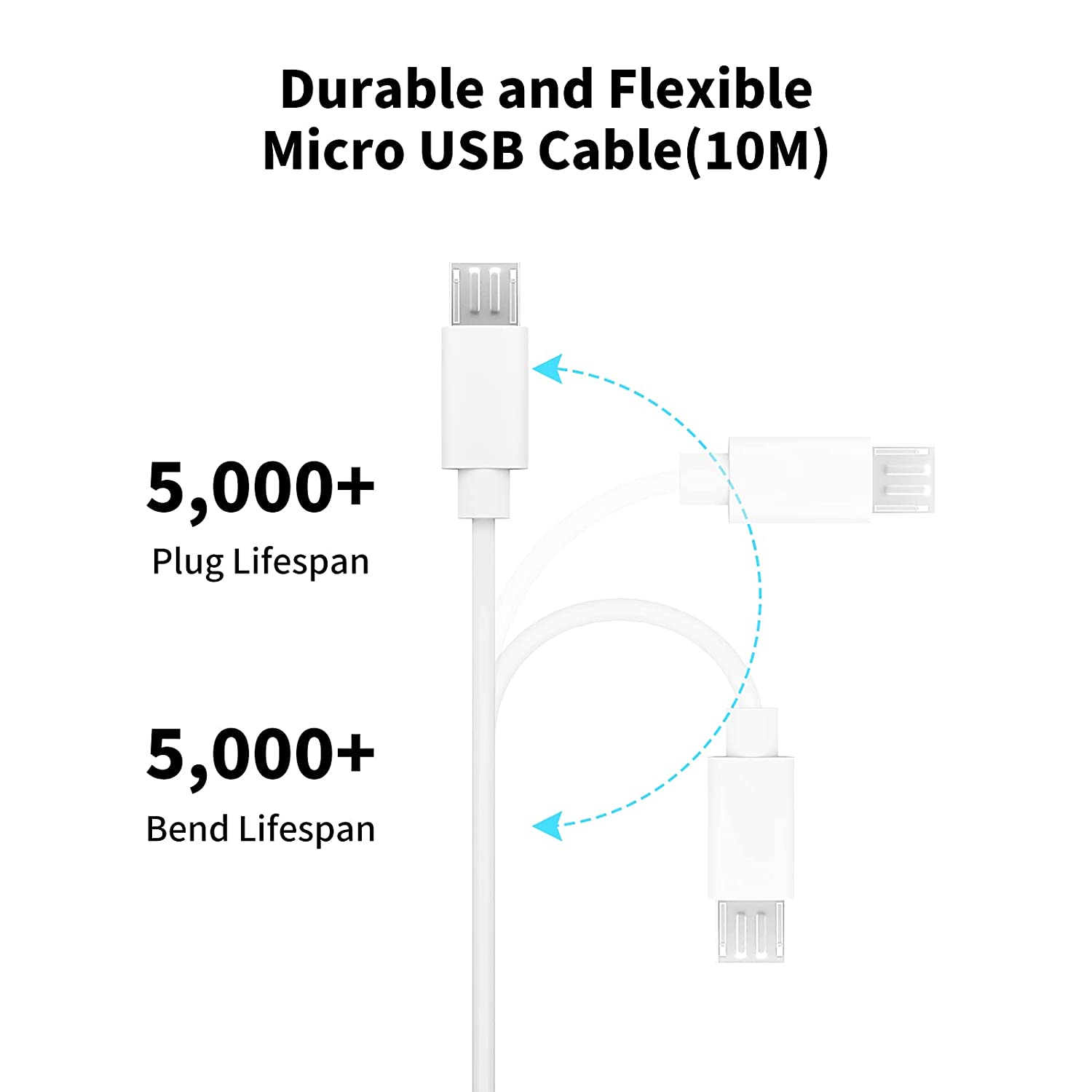 Câble d'extension micro USB 3  - Xiaomi Home Security 360 avis et prix