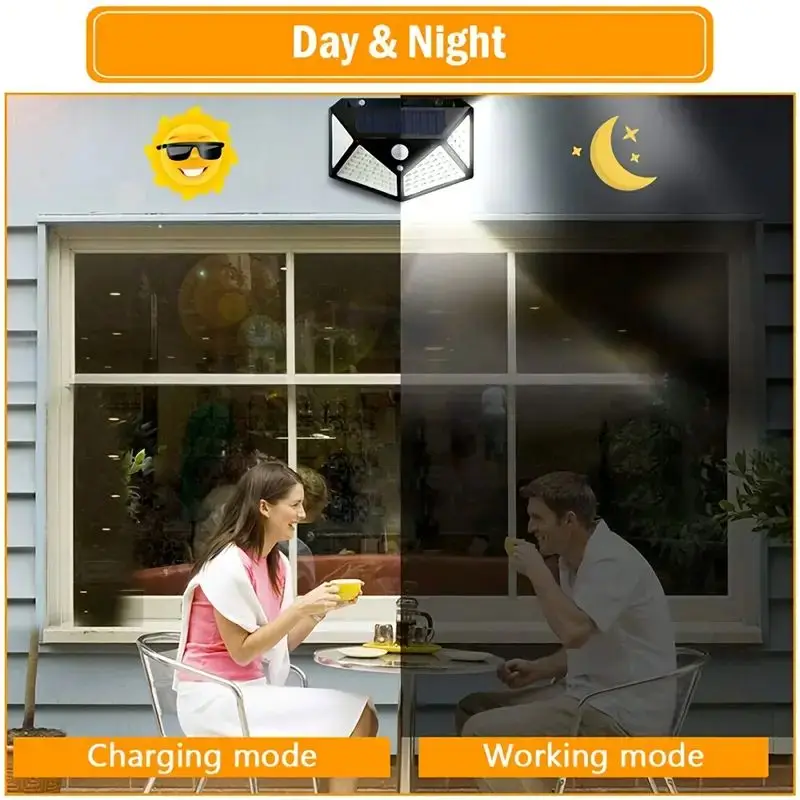 Lampe solaire de jardin extéri - Solar Security Light avis et prix