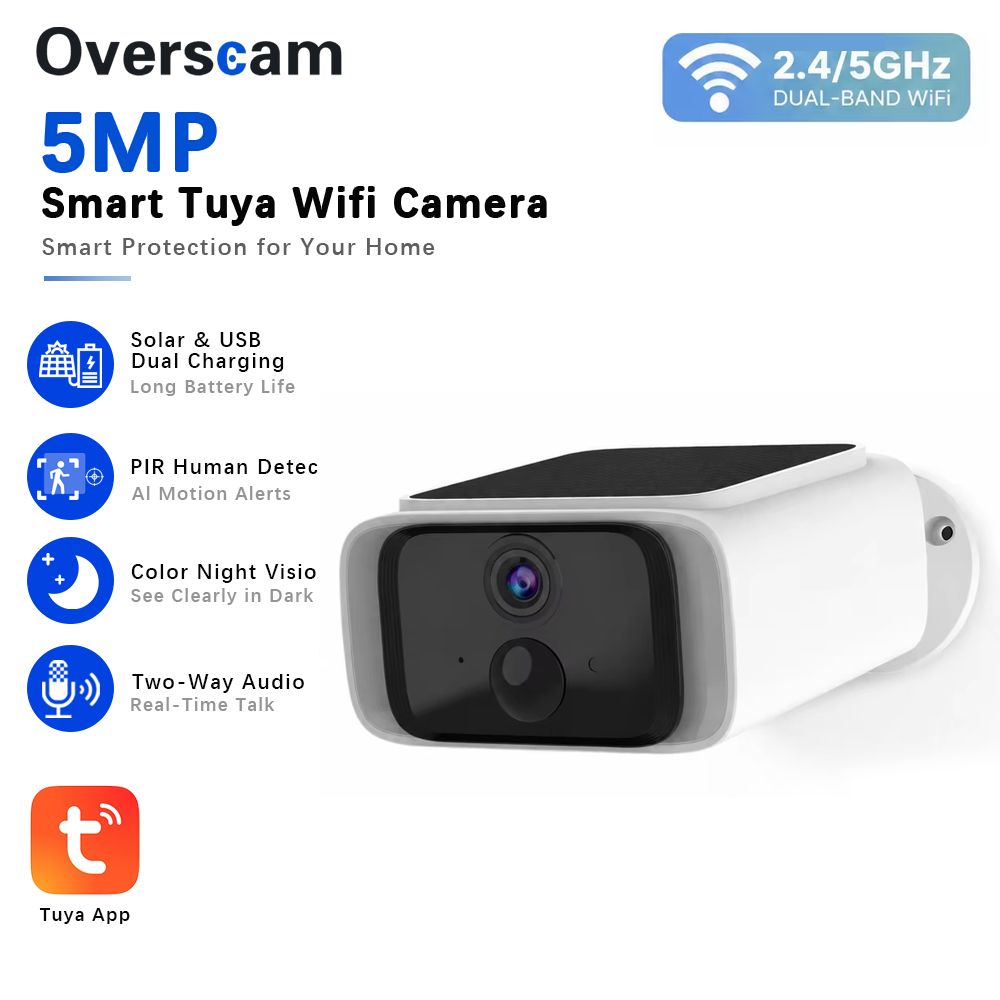 Caméra de sécurité solaire Tuy - Home Security Premium avis et prix