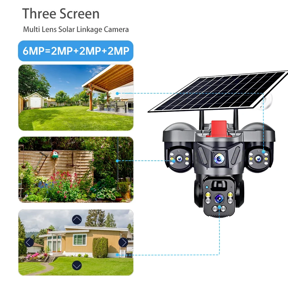 KERUI extérieur PTZ 6MP 4G SIM - Home Security Video avis et prix
