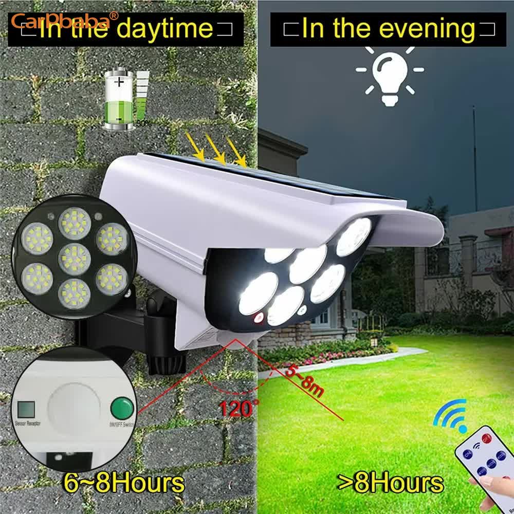 Lumière solaire extérieure cap - Solar Security Light avis et prix